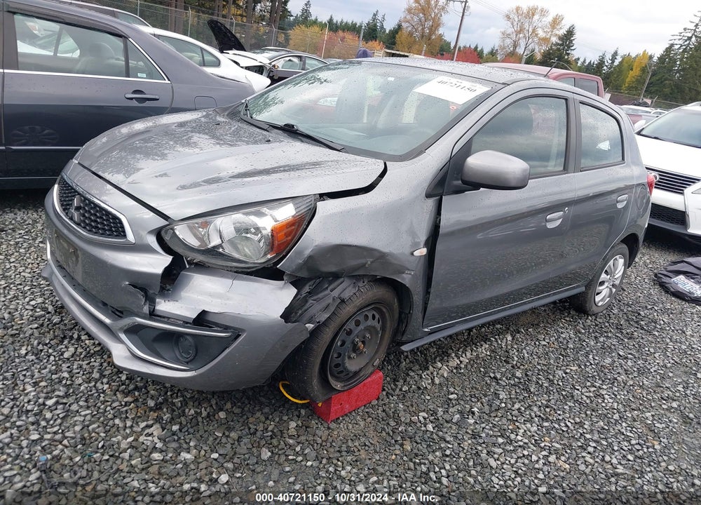 2018 MITSUBISHI MIRAGE ES VIN: ML32A3HJ9JH001884