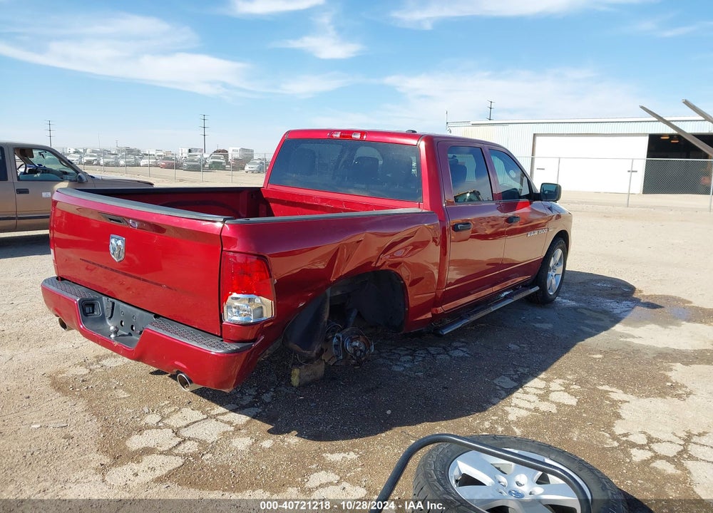 2012 RAM 1500 VIN: 1C6RD6KTXCS197135
