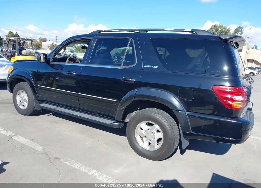 2002 TOYOTA SEQUOIA LIMITED V8 VIN: 5TDBT48A62S069442