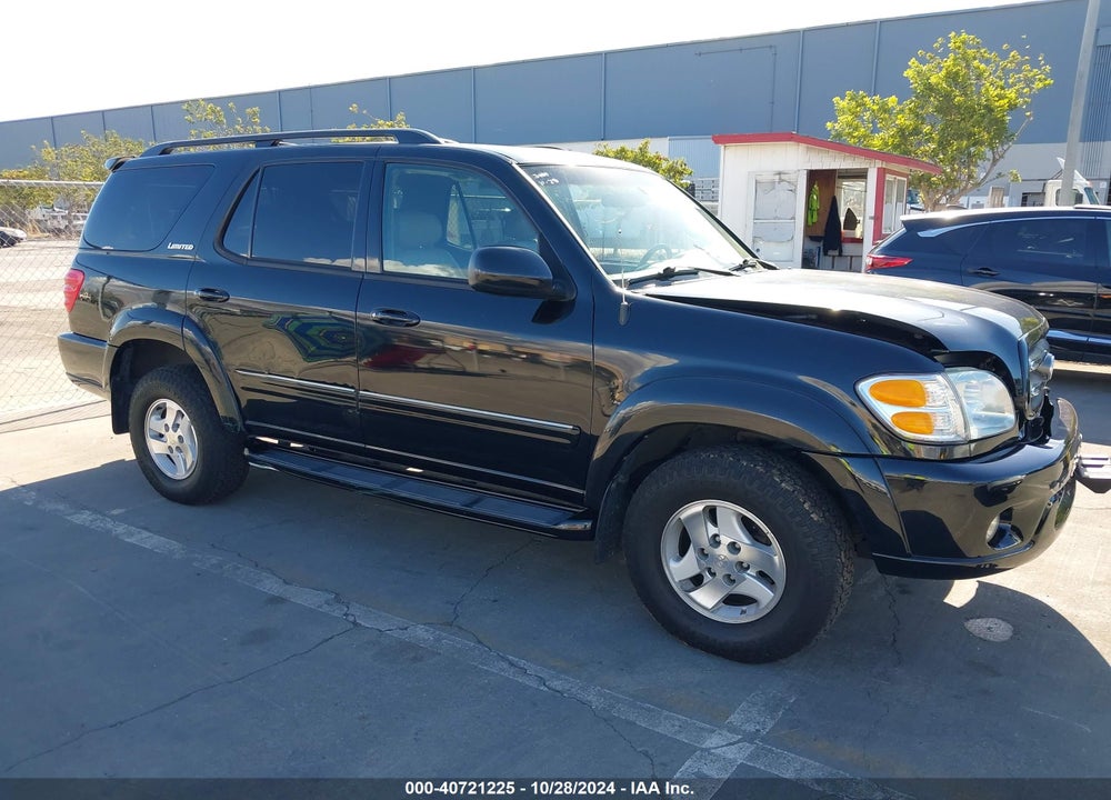 2002 TOYOTA SEQUOIA LIMITED V8 VIN: 5TDBT48A62S069442