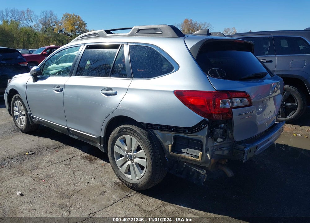 2018 SUBARU OUTBACK 2.5I PREMIUM VIN: 4S4BSAHC1J3310404