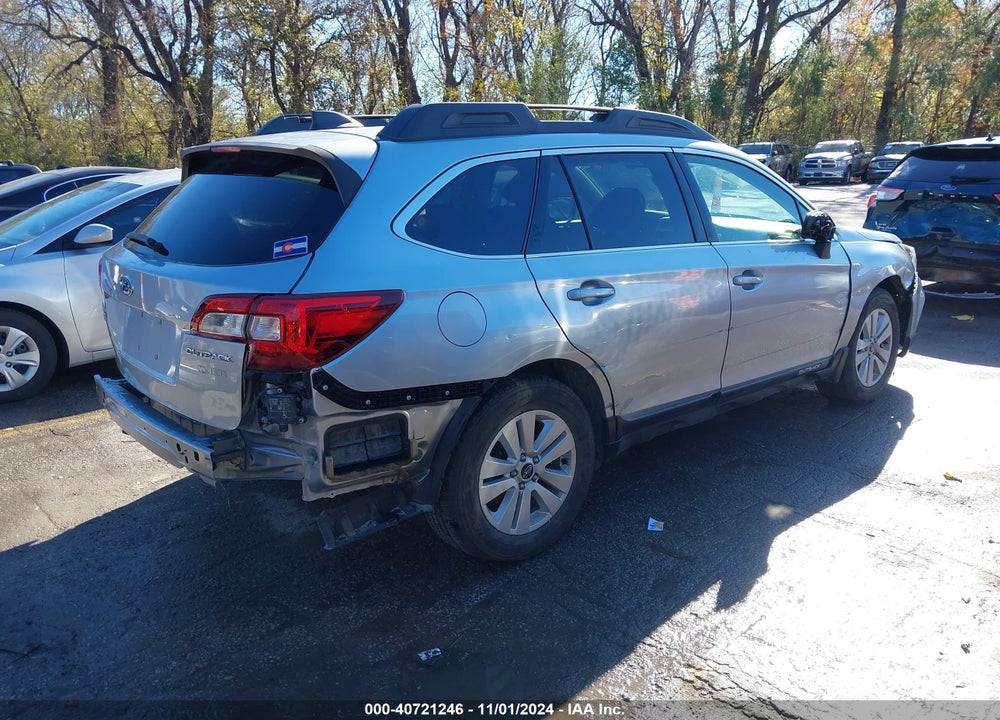2018 SUBARU OUTBACK 2.5I PREMIUM VIN: 4S4BSAHC1J3310404