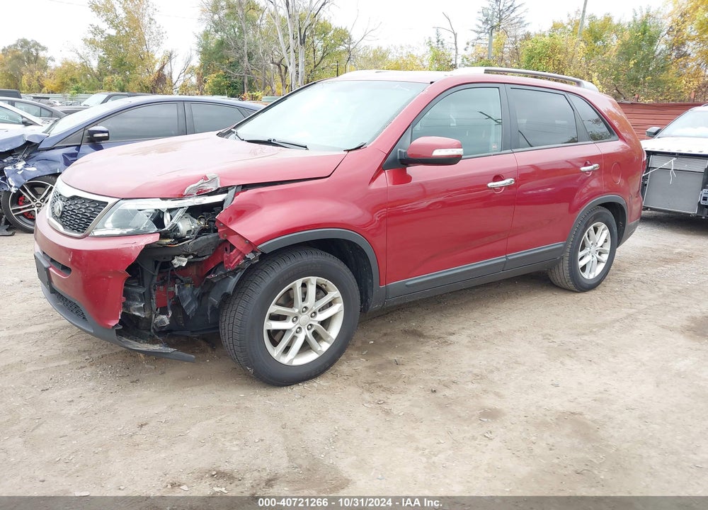 2014 KIA SORENTO LX VIN: 5XYKT3A66EG536747