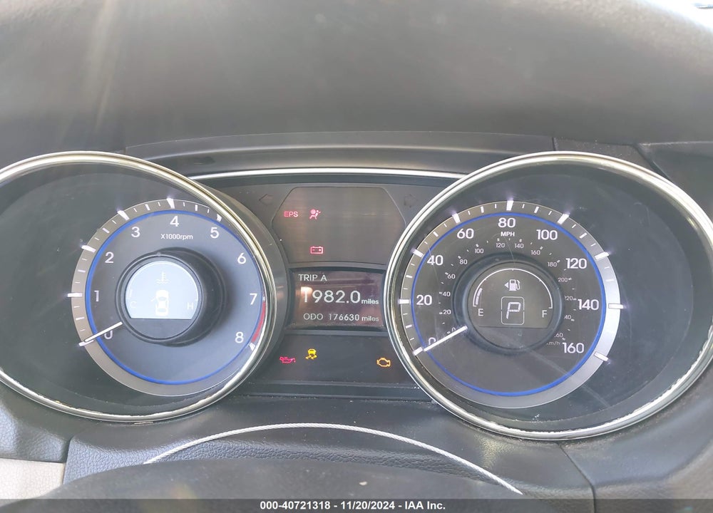 2013 HYUNDAI SONATA GLS VIN: 5NPEB4AC6DH609358