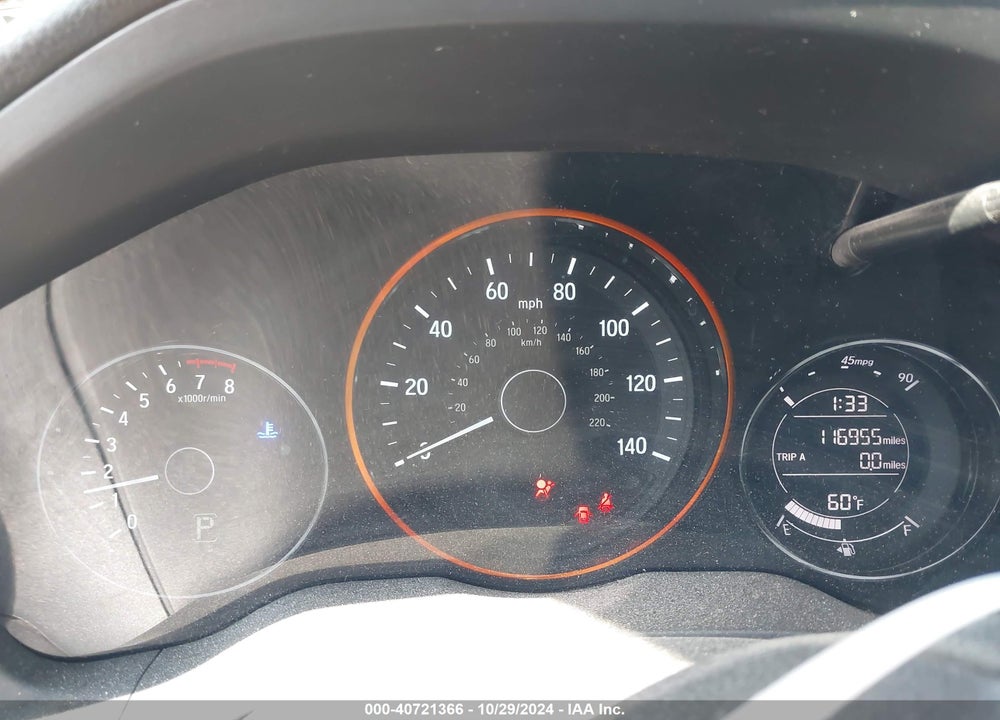 2016 HONDA HR-V LX VIN: 3CZRU6H33GM765587