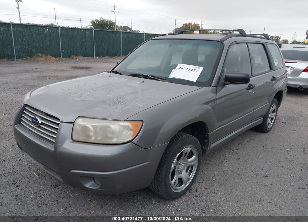 2006 SUBARU FORESTER 2.5X VIN: JF1SG63636G721863