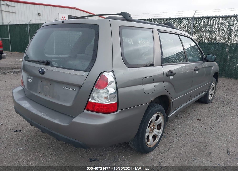 2006 SUBARU FORESTER 2.5X VIN: JF1SG63636G721863