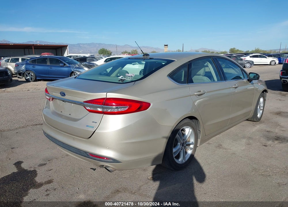 2018 FORD FUSION SE VIN: 3FA6P0HD2JR204870