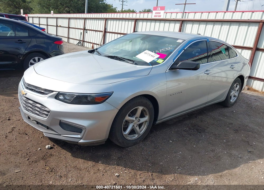 2016 CHEVROLET MALIBU LS VIN: 1G1ZB5ST2GF174173