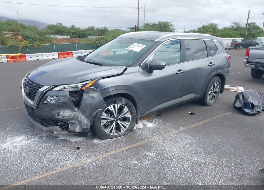2022 NISSAN ROGUE SV FWD VIN: 5N1BT3BA8NC734457