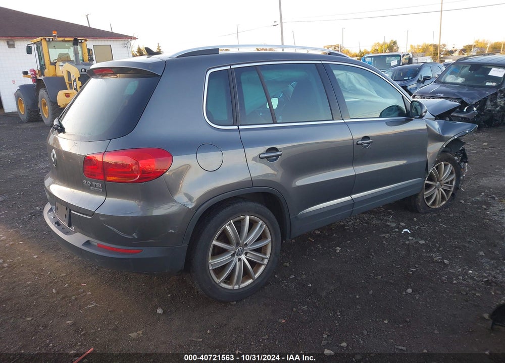 2014 VOLKSWAGEN TIGUAN SEL VIN: WVGBV3AX8EW508532