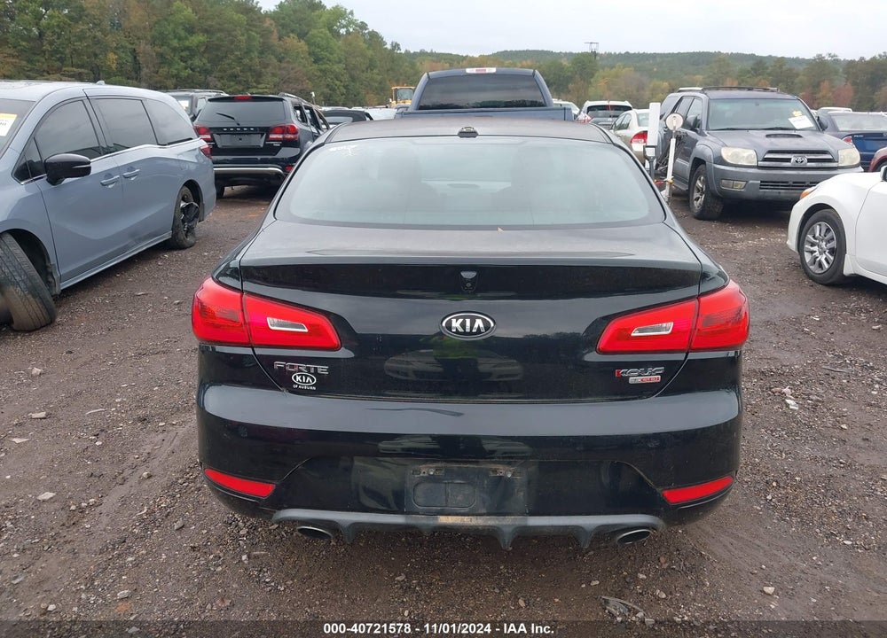 2016 KIA FORTE KOUP SX VIN: KNAFZ6A38G5621542