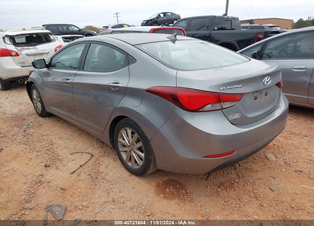 2015 HYUNDAI ELANTRA SE (ULSAN PLANT) VIN: KMHDH4AE2FU320817