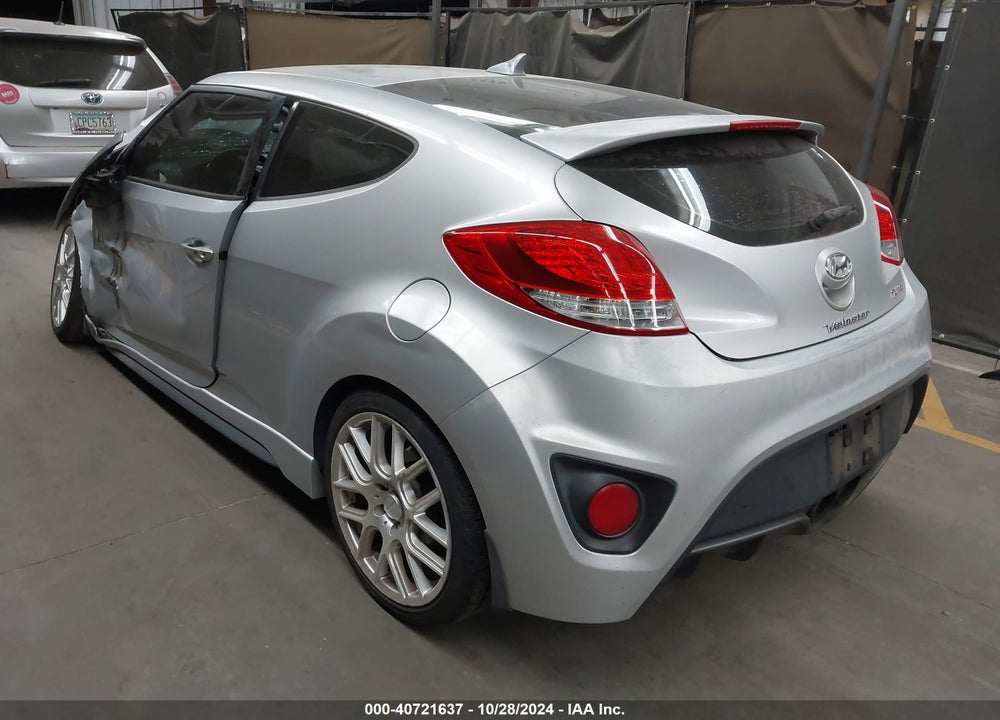 2013 HYUNDAI VELOSTER TURBO W/BLACK VIN: KMHTC6AE6DU177728