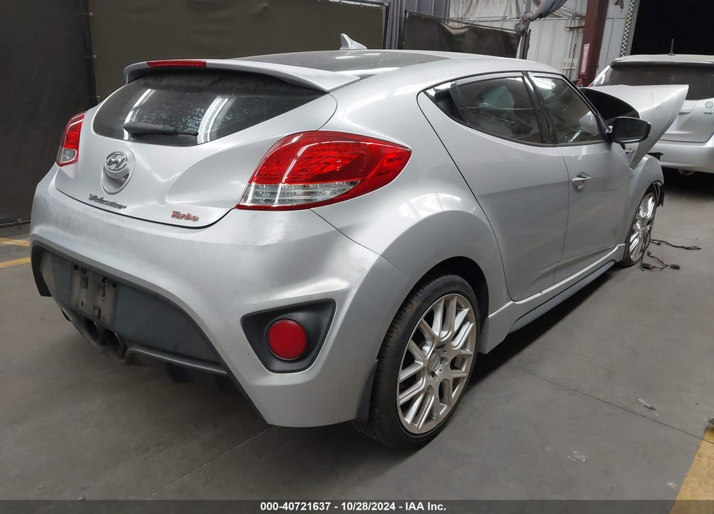 2013 HYUNDAI VELOSTER TURBO W/BLACK VIN: KMHTC6AE6DU177728