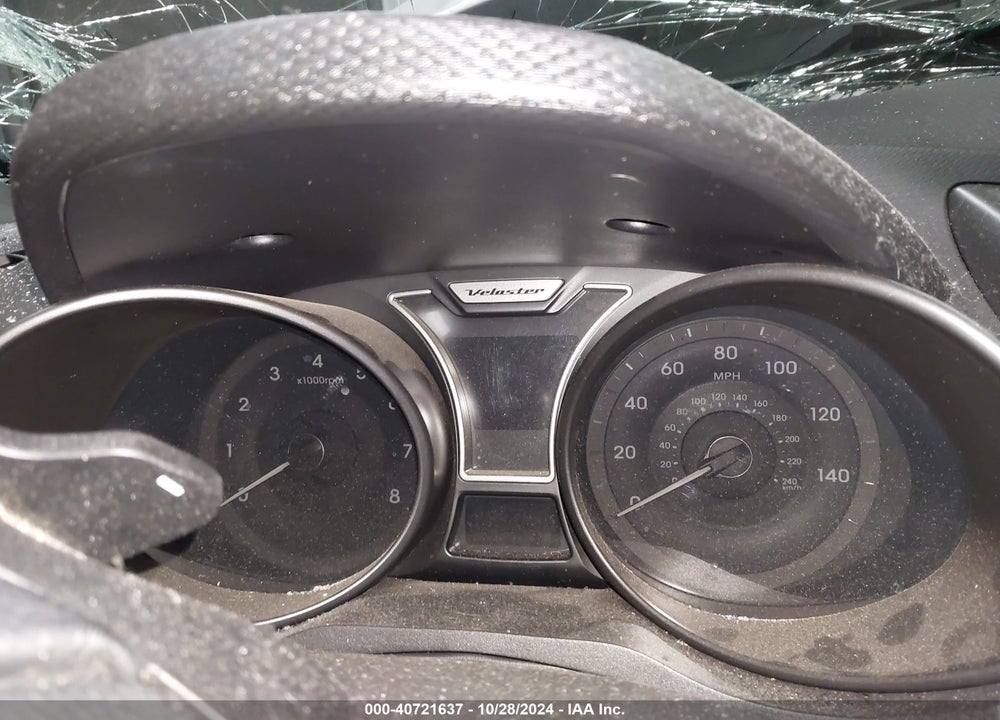 2013 HYUNDAI VELOSTER TURBO W/BLACK VIN: KMHTC6AE6DU177728