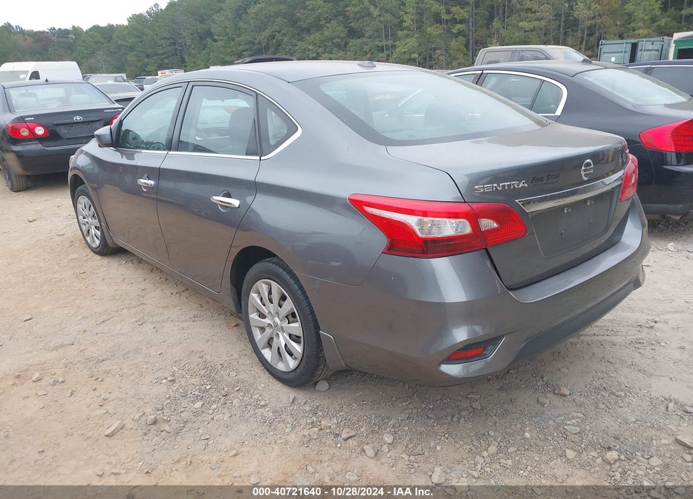 2017 NISSAN SENTRA SV VIN: 3N1AB7APXHL653505