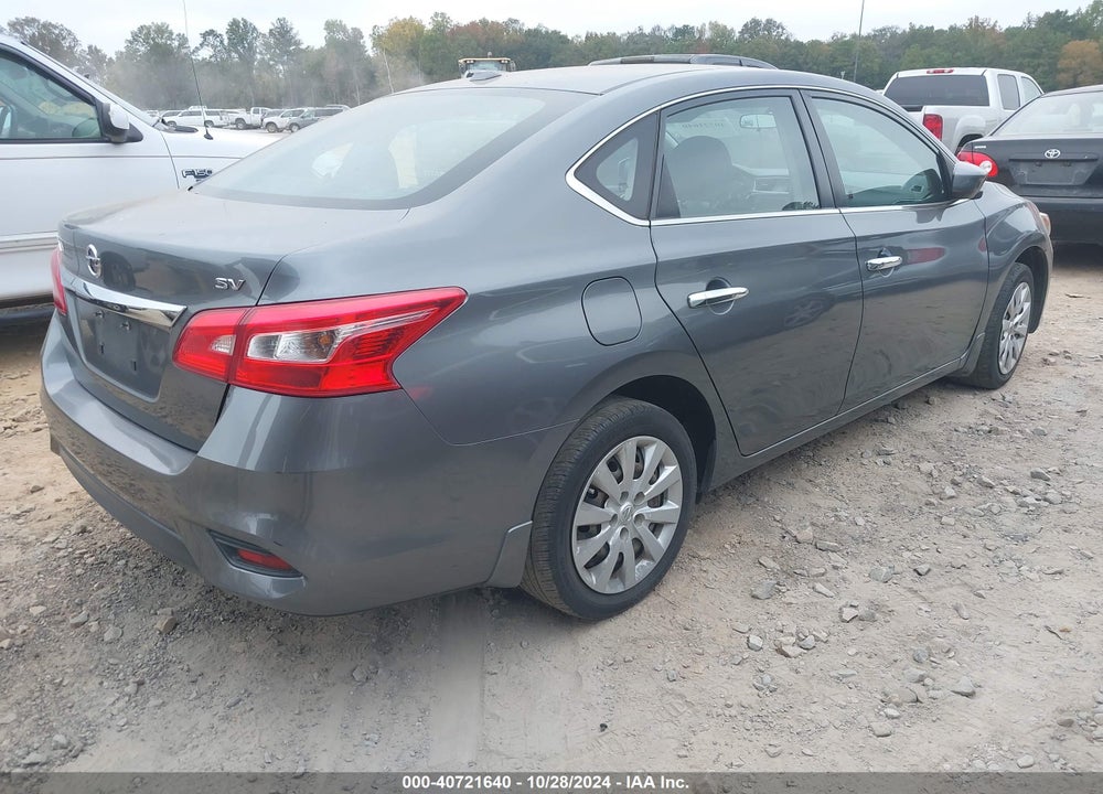 2017 NISSAN SENTRA SV VIN: 3N1AB7APXHL653505