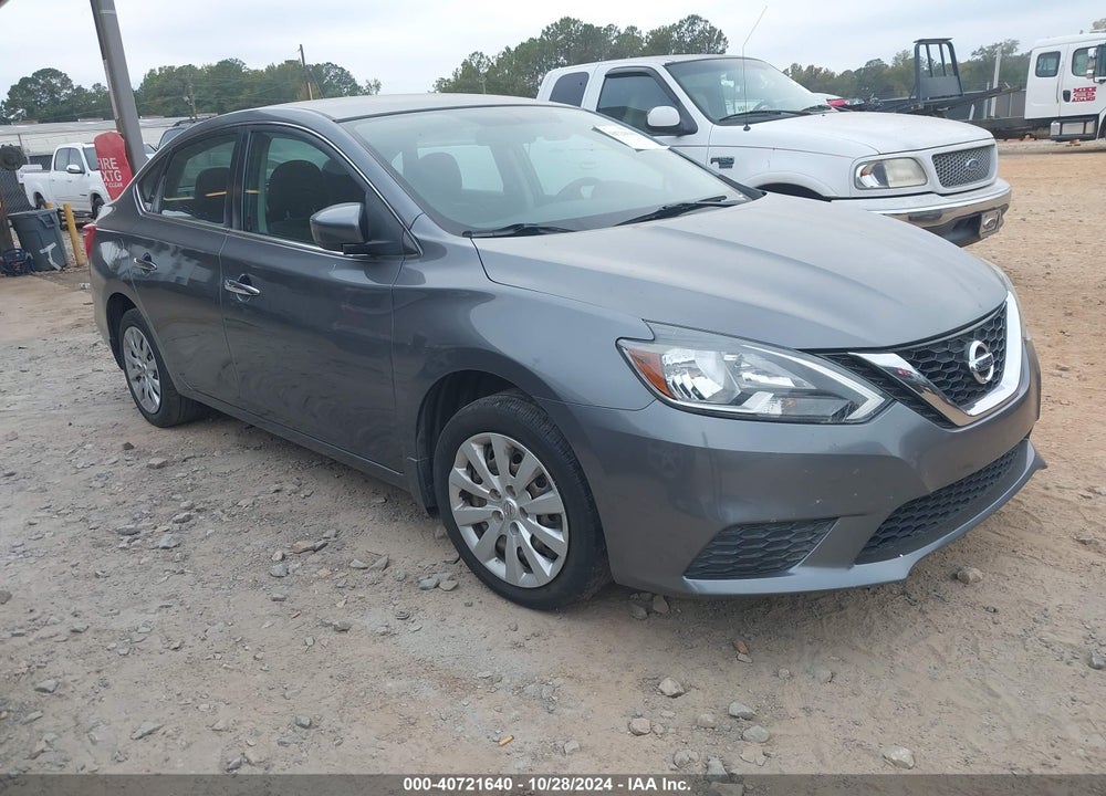 2017 NISSAN SENTRA SV VIN: 3N1AB7APXHL653505
