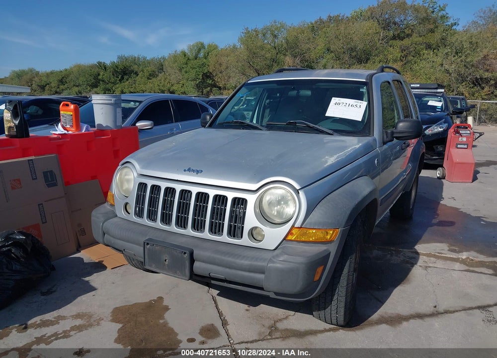 2007 JEEP LIBERTY SPORT VIN: 1J4GL48K07W675965