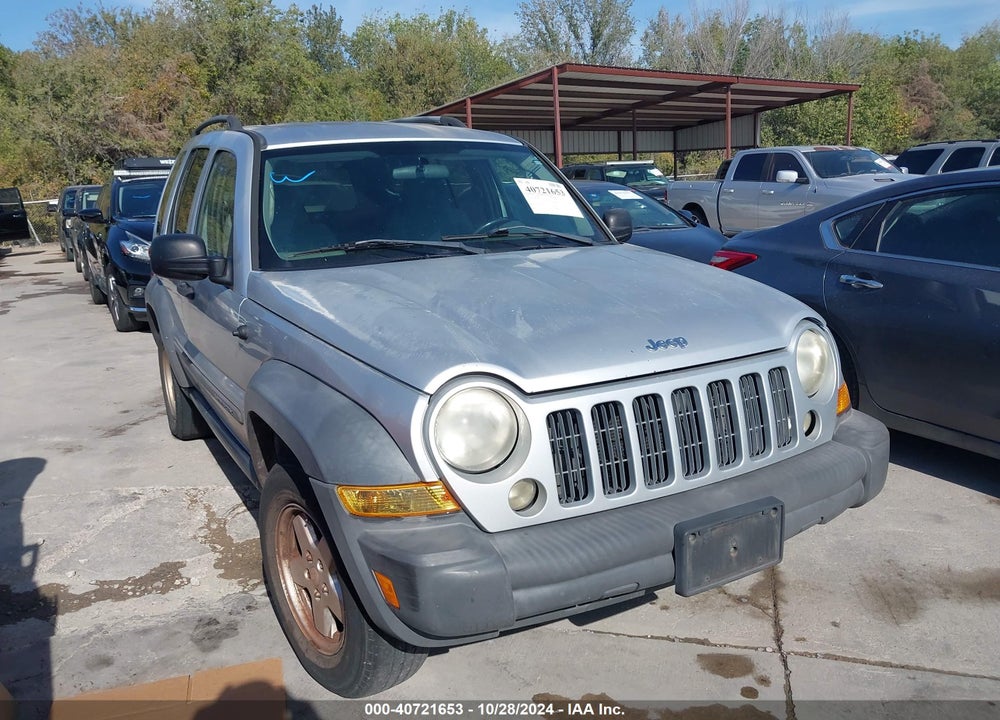 2007 JEEP LIBERTY SPORT VIN: 1J4GL48K07W675965