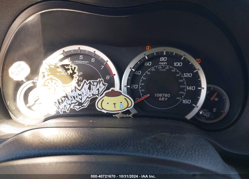 2012 ACURA TSX 2.4 VIN: JH4CW2H57CC000666