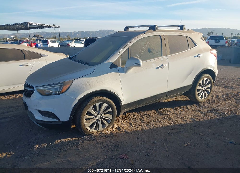 2019 BUICK ENCORE FWD PREFERRED VIN: KL4CJASB8KB712143