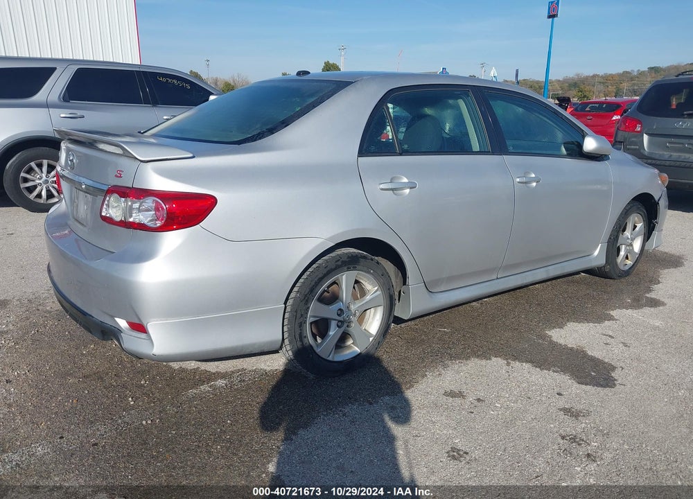2011 TOYOTA COROLLA S VIN: 2T1BU4EE2BC749321