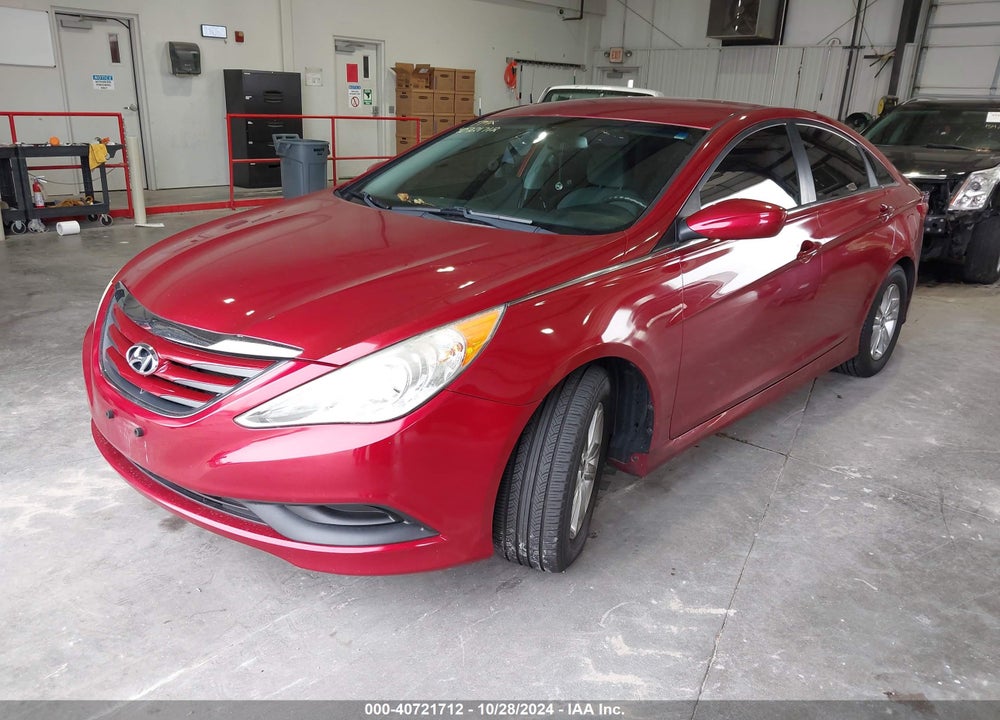 2014 HYUNDAI SONATA GLS VIN: 5NPEB4AC9EH863020