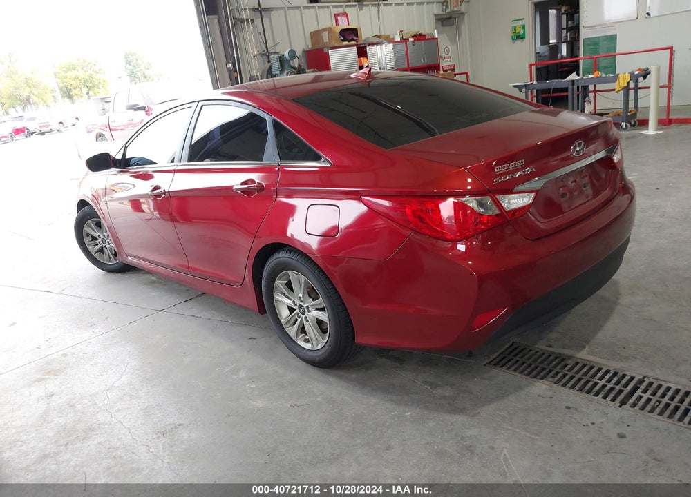 2014 HYUNDAI SONATA GLS VIN: 5NPEB4AC9EH863020