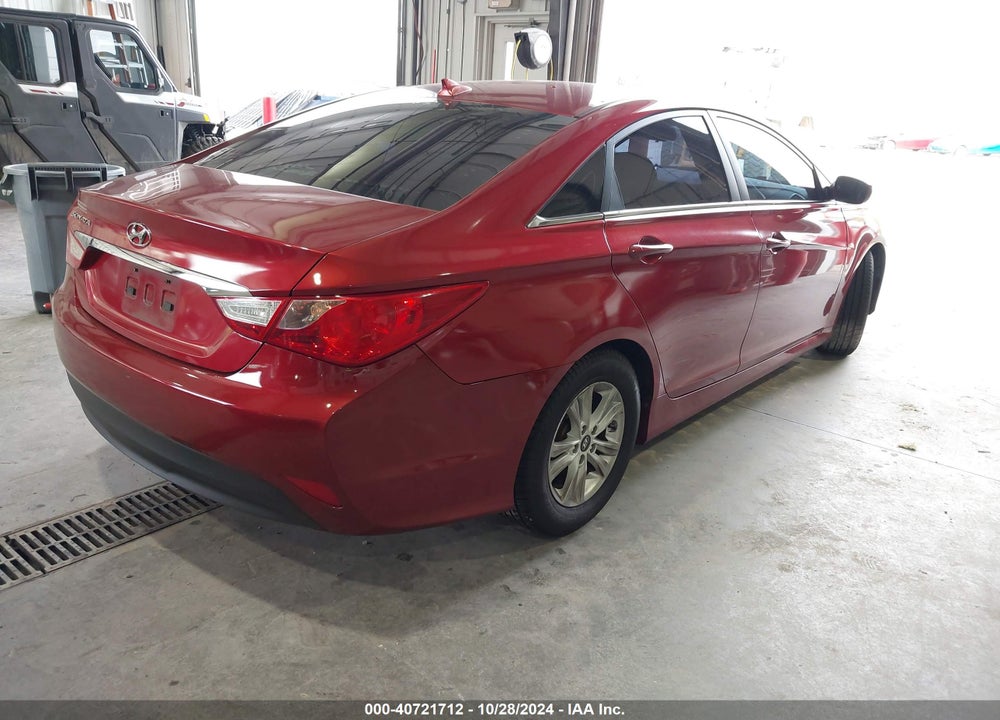 2014 HYUNDAI SONATA GLS VIN: 5NPEB4AC9EH863020