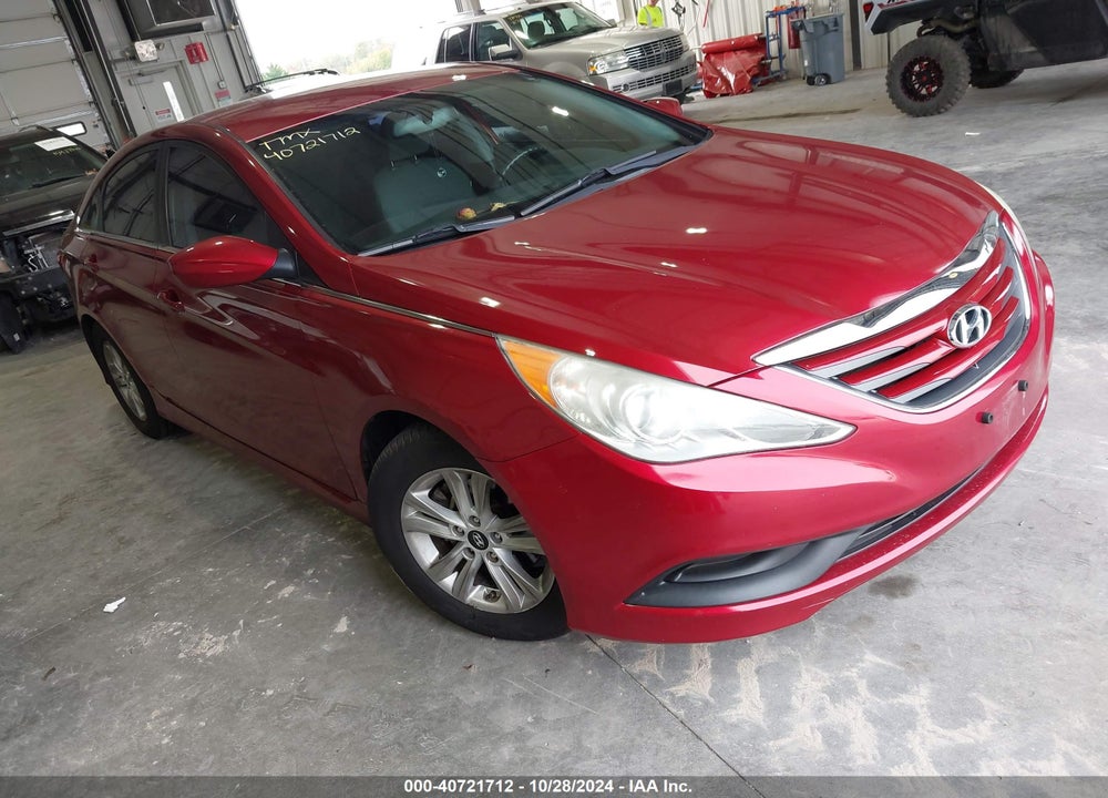2014 HYUNDAI SONATA GLS VIN: 5NPEB4AC9EH863020