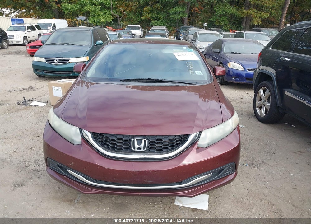 2013 HONDA CIVIC EX VIN: 19XFB2F89DE014683