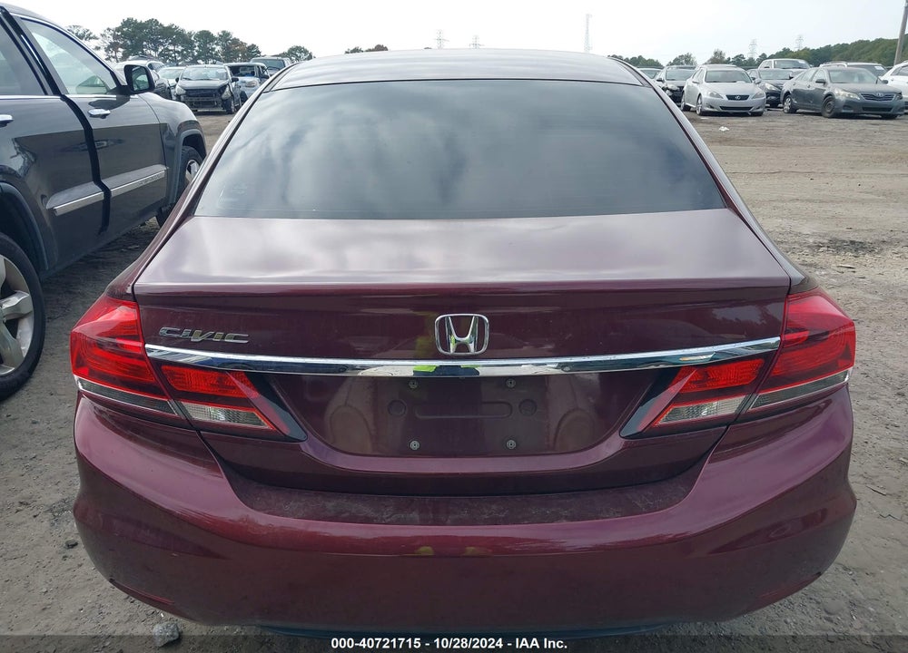 2013 HONDA CIVIC EX VIN: 19XFB2F89DE014683