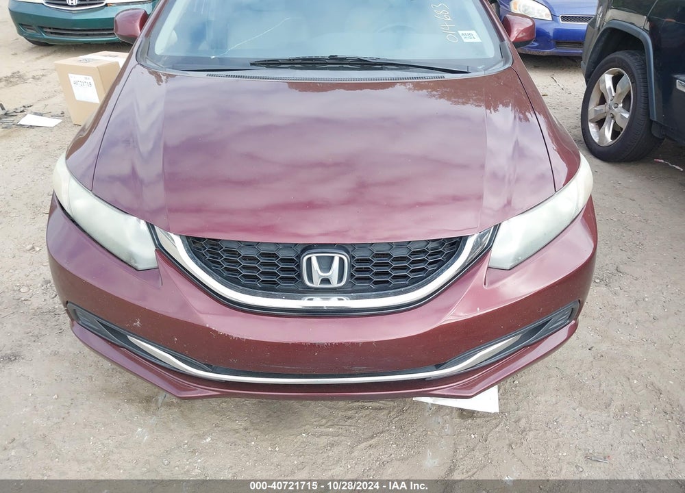 2013 HONDA CIVIC EX VIN: 19XFB2F89DE014683