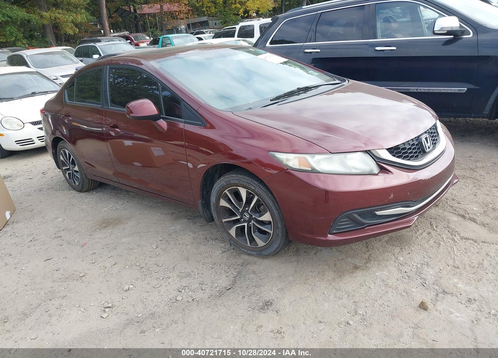 2013 HONDA CIVIC EX VIN: 19XFB2F89DE014683