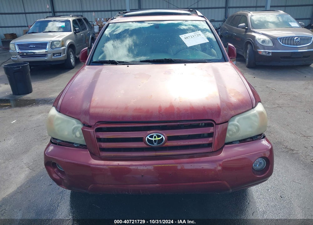 2004 TOYOTA HIGHLANDER LIMITED V6 VIN: JTEEP21A740036032