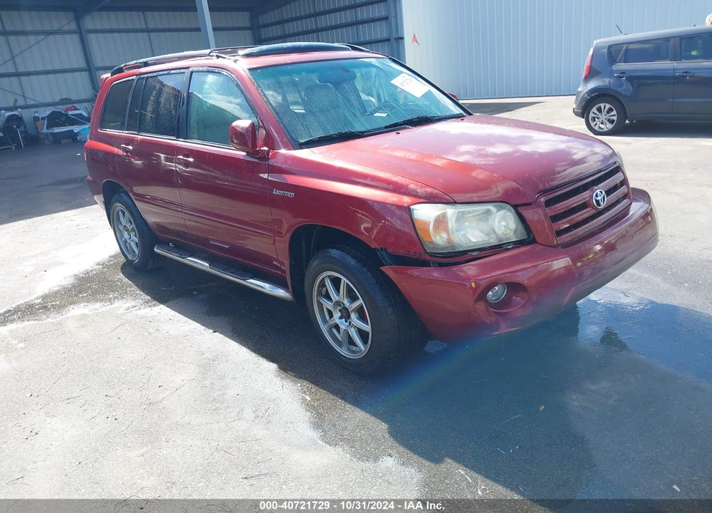 2004 TOYOTA HIGHLANDER LIMITED V6 VIN: JTEEP21A740036032
