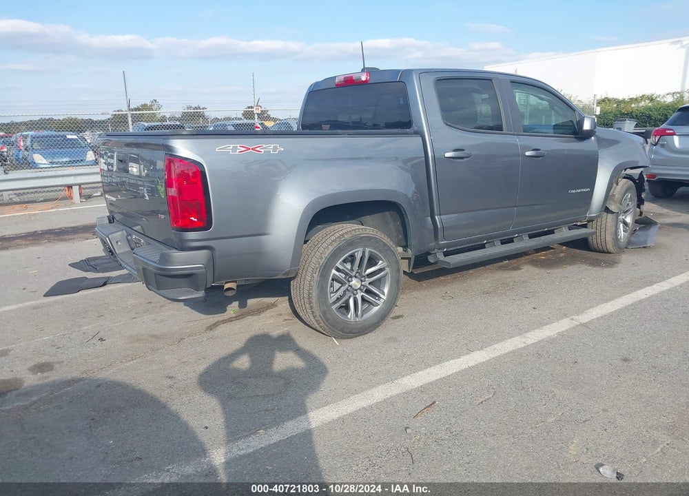2022 CHEVROLET COLORADO 4WD SHORT BOX WT VIN: 1GCGTBEN7N1182111