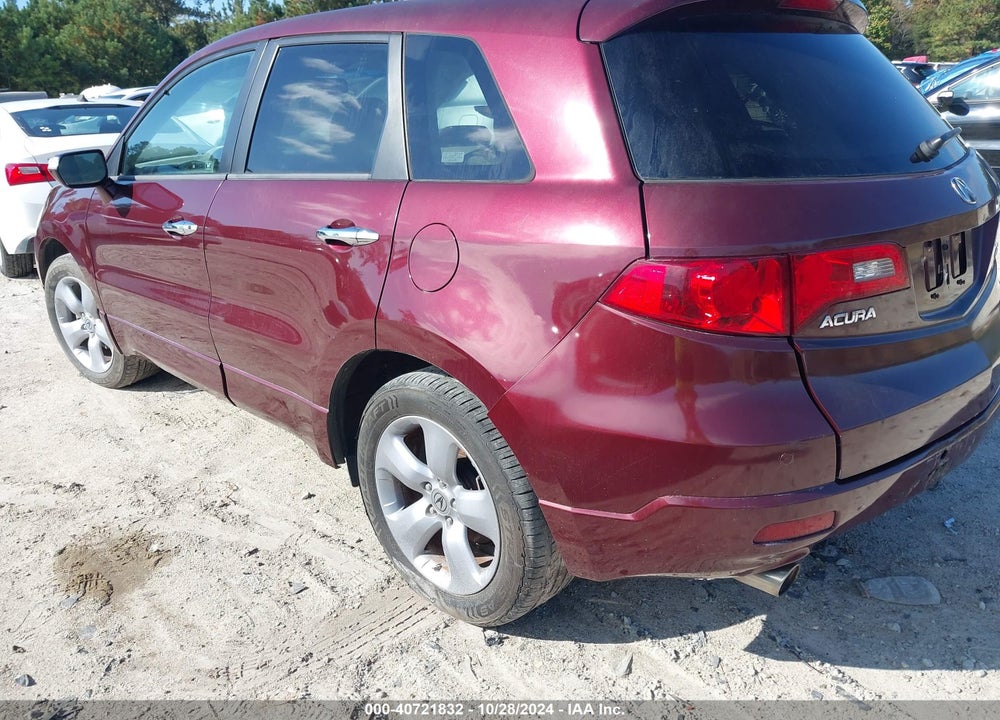 2009 ACURA RDX VIN: 5J8TB18559A005491