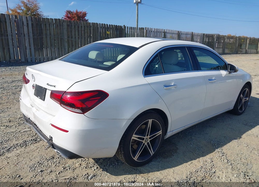 2019 MERCEDES-BENZ A 220 4MATIC VIN: WDD3G4FB1KW012754