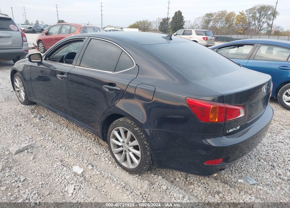 2009 LEXUS IS 250 VIN: JTHCK262995034724