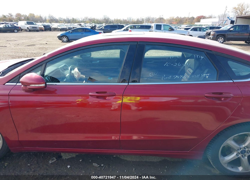 2014 FORD FUSION SE VIN: 1FA6P0HDXE5394555