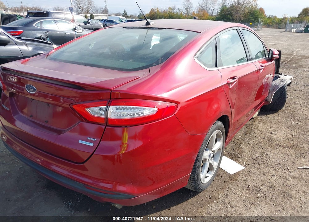 2014 FORD FUSION SE VIN: 1FA6P0HDXE5394555