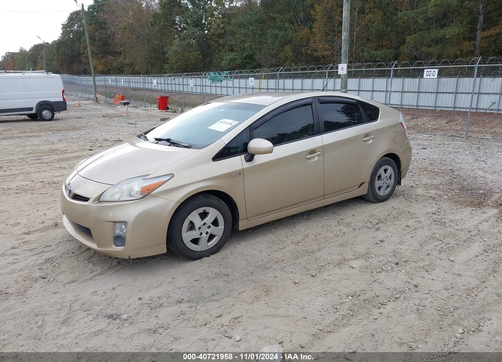 2011 TOYOTA PRIUS TWO VIN: JTDKN3DU7B1435331