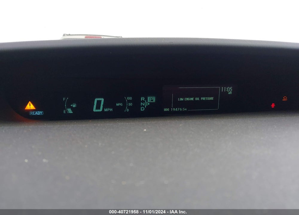 2011 TOYOTA PRIUS TWO VIN: JTDKN3DU7B1435331