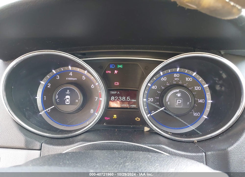 2013 HYUNDAI SONATA GLS VIN: 5NPEB4AC9DH717134