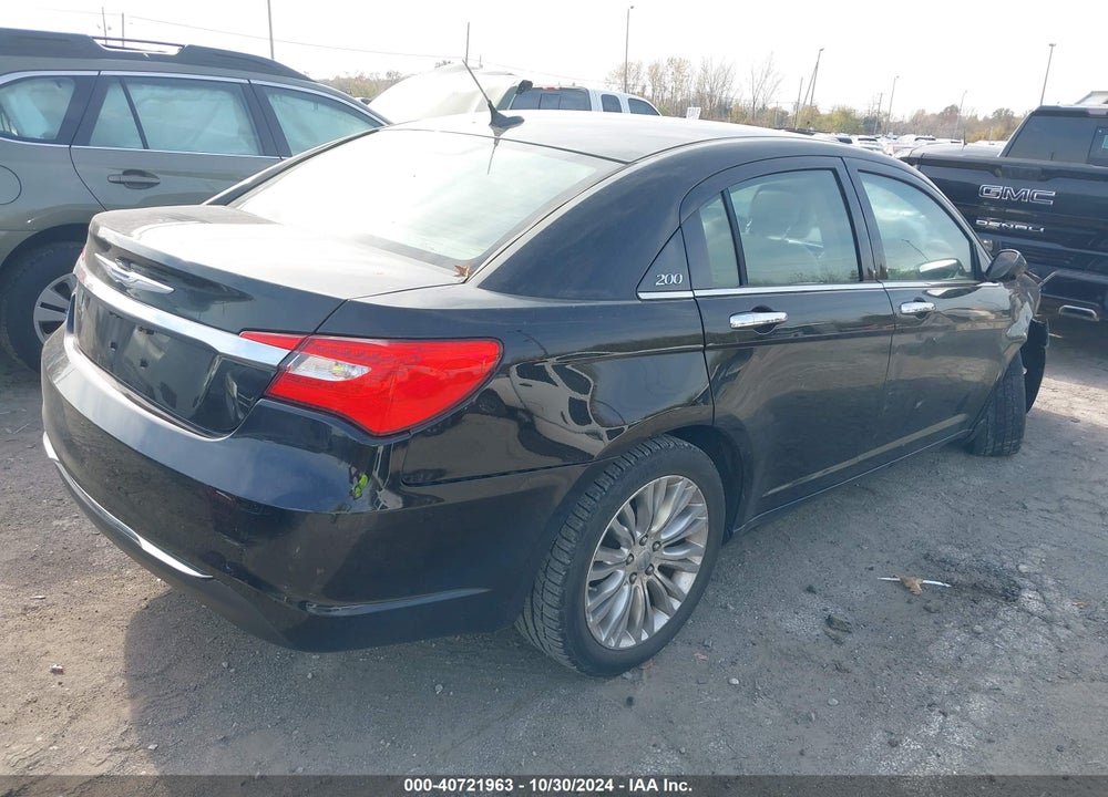 2012 CHRYSLER 200 LIMITED VIN: 1C3CCBCG8CN258500
