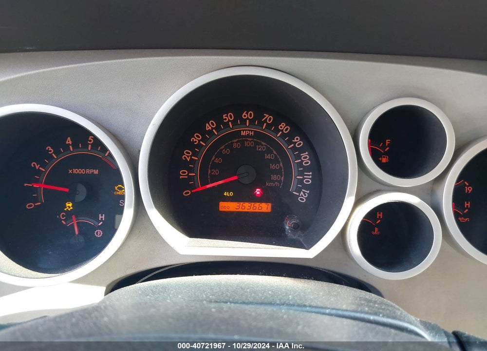 2007 TOYOTA TUNDRA SR5 5.7L V8 VIN: 5TFBV54167X022323