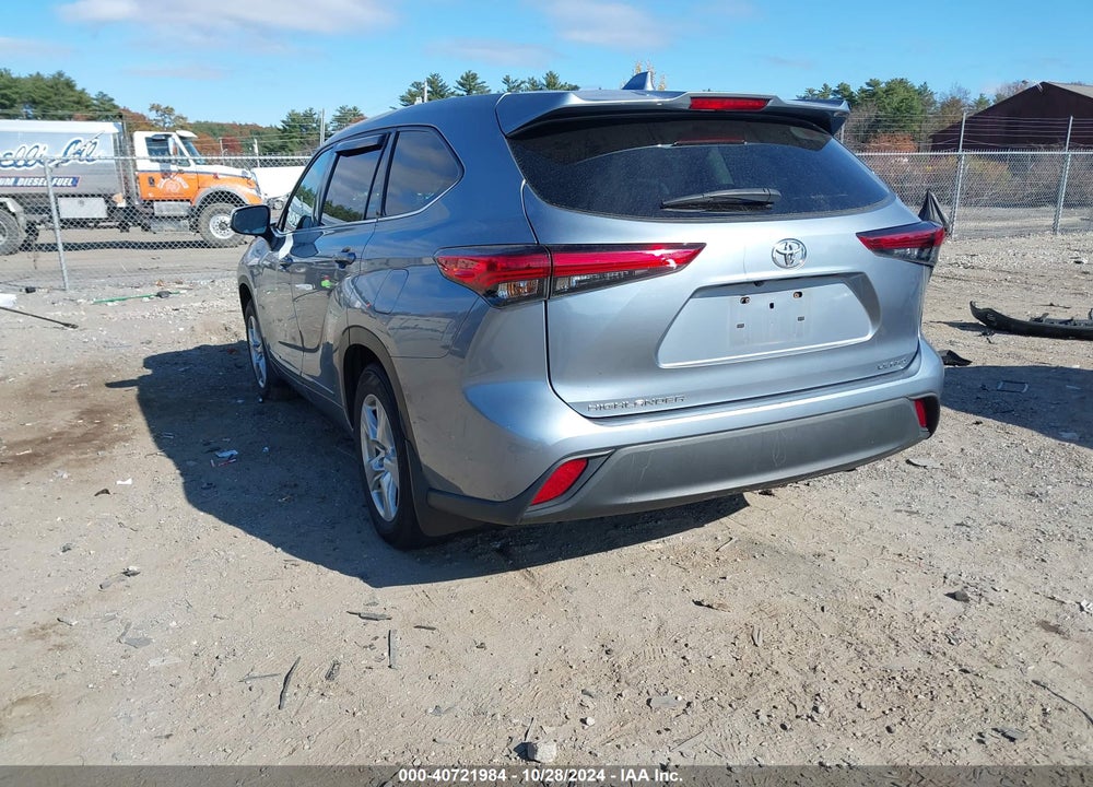 2021 TOYOTA HIGHLANDER LE VIN: 5TDBZRBH5MS058114